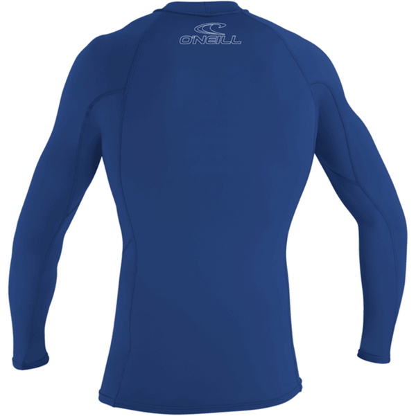 2026 O'Neill Mens Basic Skins Long Sleeve Rash Guard 3342 - Pacific